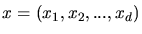 $x$