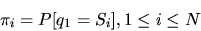 \begin{displaymath}\lambda=(A,B,\pi).\end{displaymath}