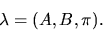 \begin{displaymath}b_{i}(O)=\sum_{k=1}^{M}c_{ik}N(O,\mu_{ik},U_{ik}), 1 \leq i \leq N\end{displaymath}