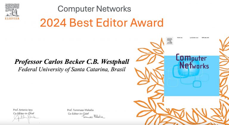 A computer networks award with a blue square and orange leaves
AI-generated content may be incorrect.